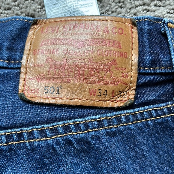 Lot - 2 pairs of Levis 501, 34x32 - Picture 3 of 4